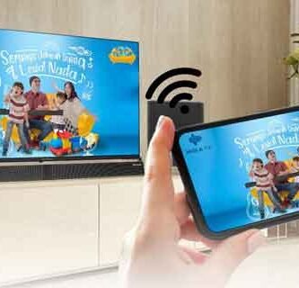 cara menyambungkan tv ke hp