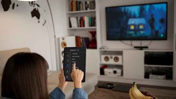 tv dengan kontrol aplikasi hp
