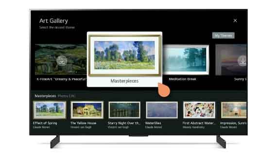 tv dengan mode gallery