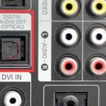 tv dengan output optical audio