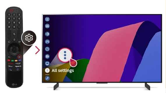 tv dengan pengaturan suara otomatis