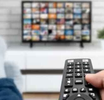 tv tanpa tombol fisik