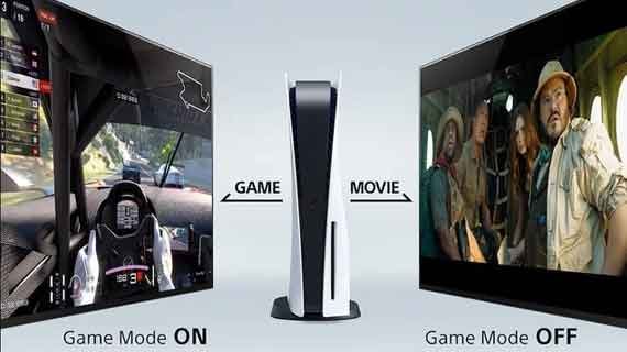 tv untuk PS5 input lag rendah