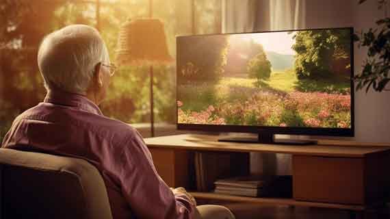 tv untuk lansia
