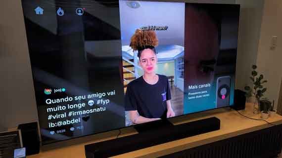 tv untuk siaran langsung TikTok