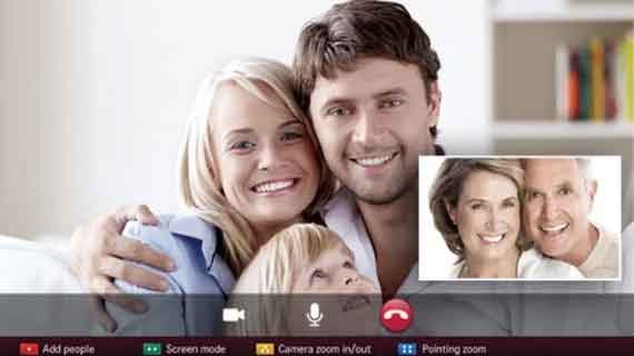 tv untuk video call zoom