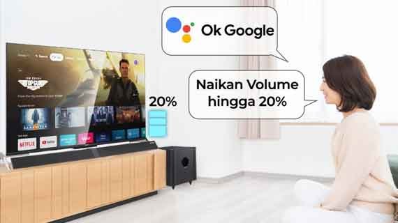 tv yang bisa dikendalikan suara