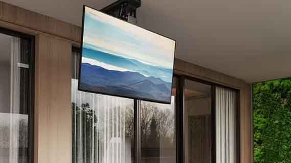 tv yang bisa dipasang di plafon
