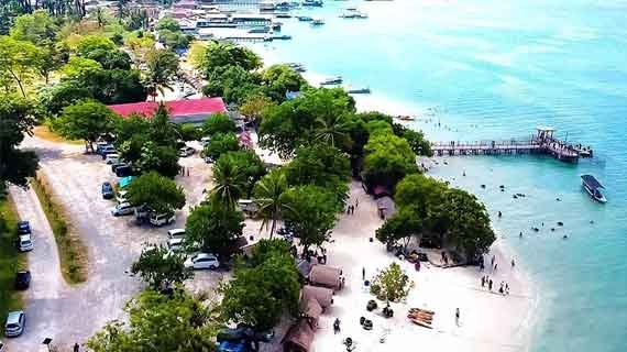 pantai mutun pasir lembut lampung selatan