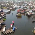 perkampungan terapung di Indonesia