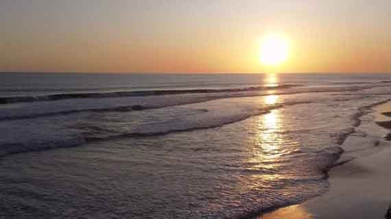 sunset pantai panjang bengkulu
