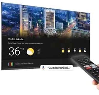 tv LED dengan remote bluetooth
