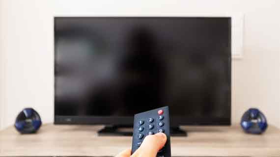 tv LED tanpa tombol fisik