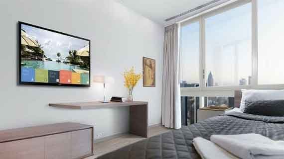tv LED untuk bisnis hotel