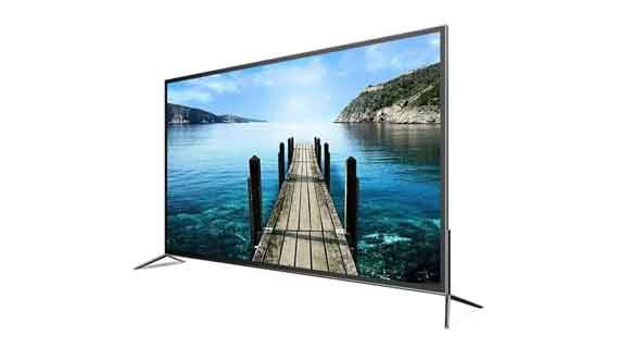 tv dengan bezel metal