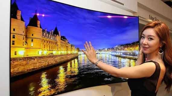 tv dengan layar flexible OLED