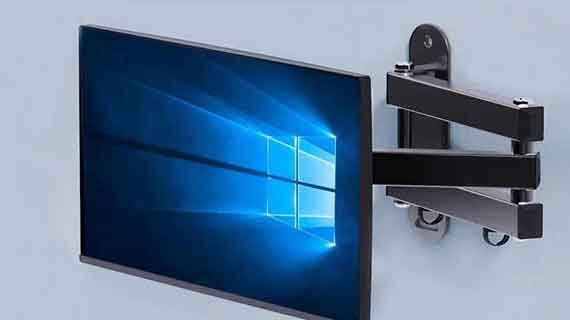 tv dengan opsi mount horizontal vertical