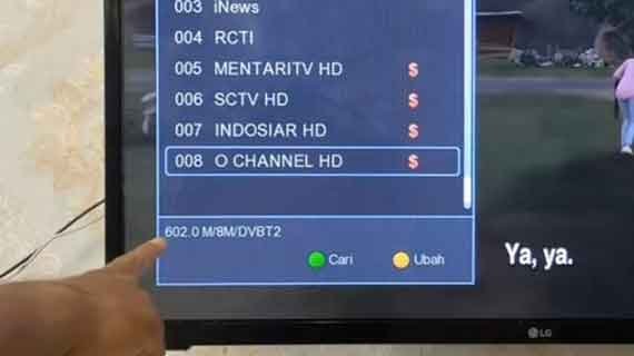 tv digital dengan pencarian channel otomatis