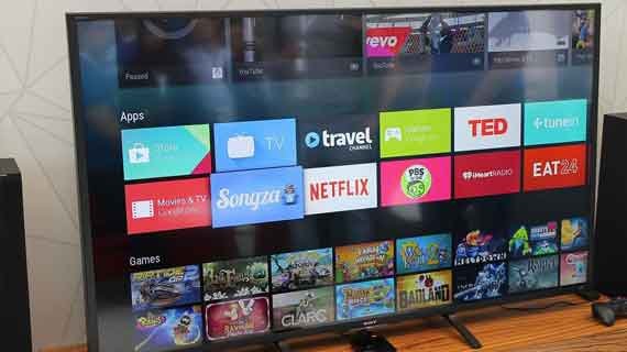 tv smart dengan OS Android TV 13