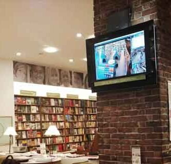 tv yang cocok untuk cafe rooftop