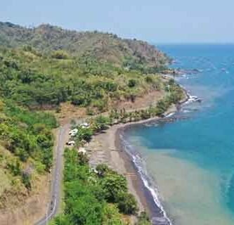 palabuhanratu beach geopark ciletuh